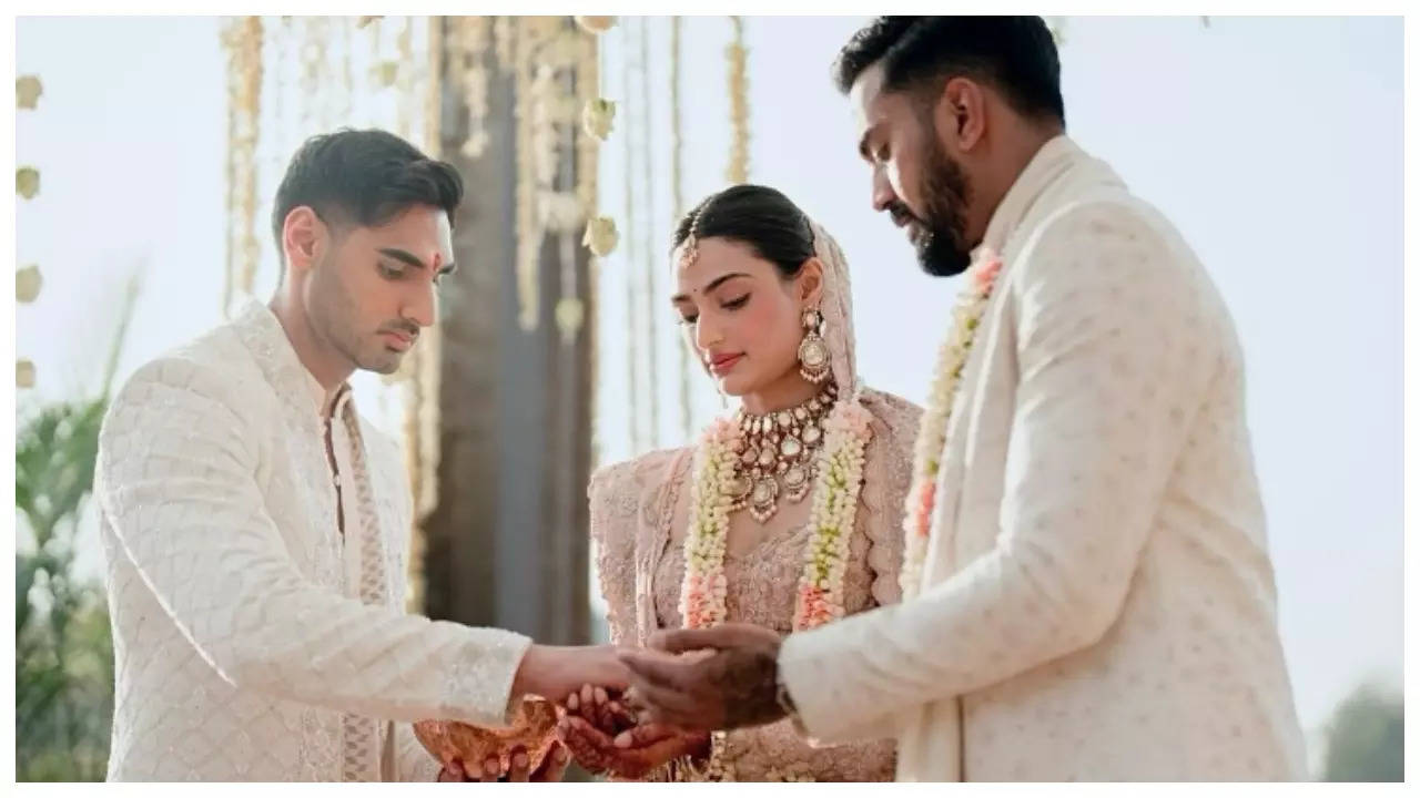 Athiya Shetty Cheers for KL Rahul and Ahan Shetty’s Bromance on Their First Marriage ceremony Anniversary |
