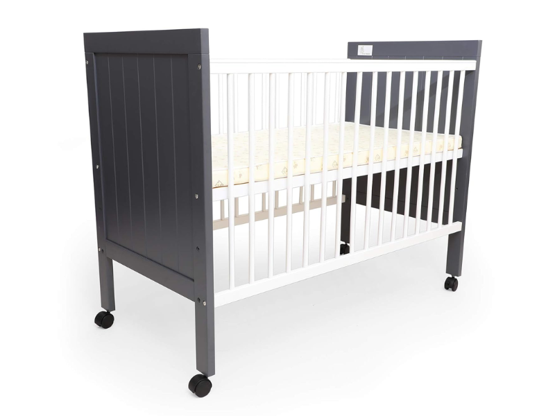 R for Rabbit Baby's Den Wooden Baby Cot