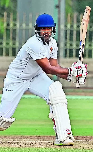 Agarwal leads Karnataka’s revival in challenging conditions | Bengaluru News – Times of India