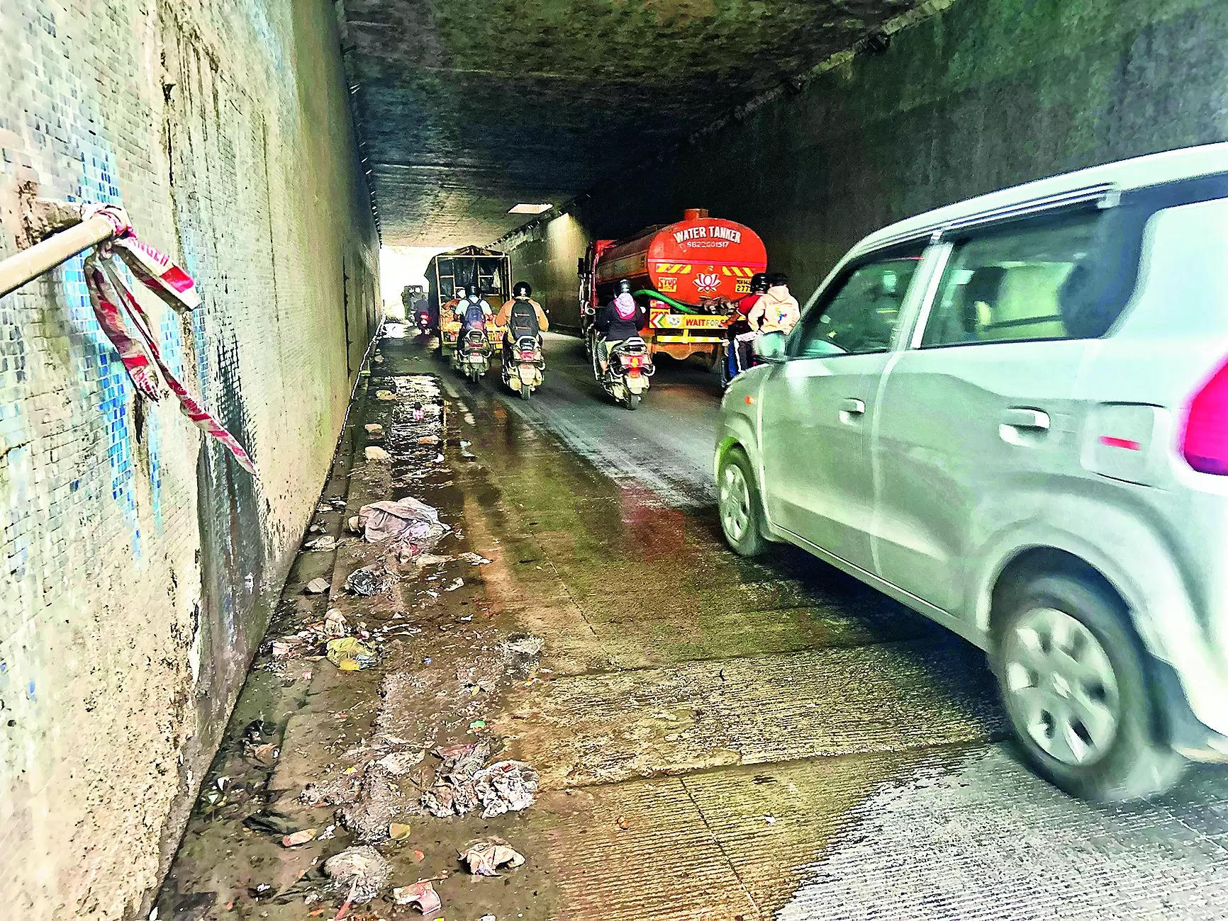 Water Leak Returns at Swargate Underpass: Risks and Repairs | Pune News – Times of India