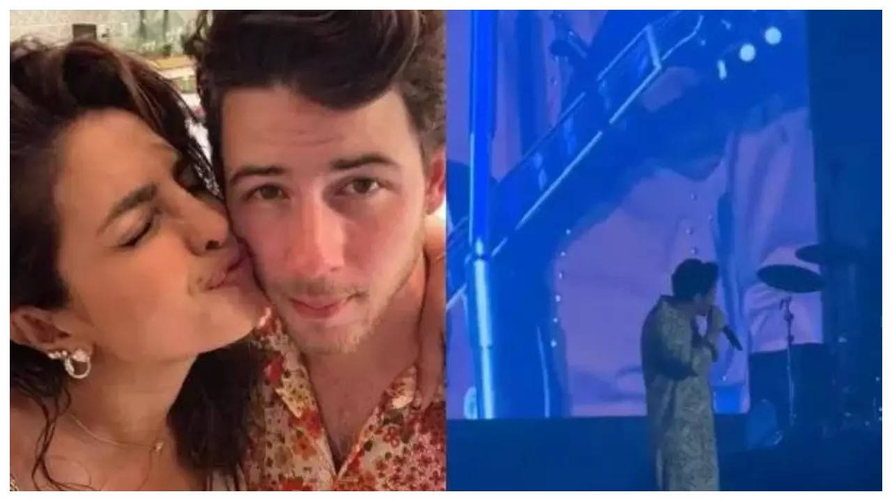 Nick Jonas kick-starts Mumbai concert with Priyanka Chopra’s ‘Gallan Goodiyaan’ |