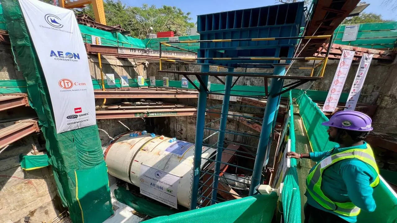 Chennai Metro Rail phase 2: Tunnelling begins at T Nagar’s Panagal Park – Times of India