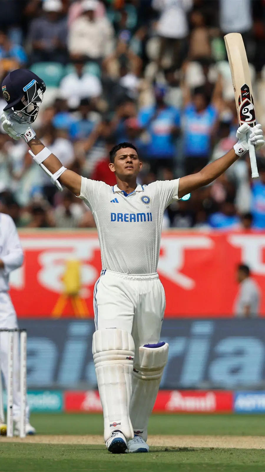 In Pics: Big Jaiswal ton steers India to 336/6 on Day 1