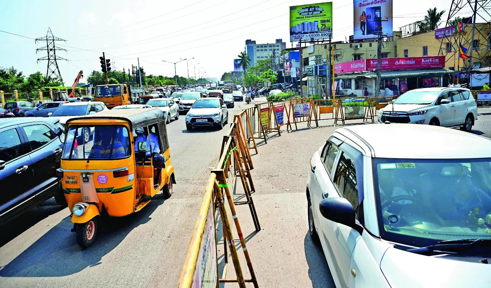 U-turn At Madipakkam Set Up To Ease Traffic Congestion | Chennai News – Times of India