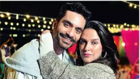 Angad Bedi: Happy Birthday Angad Bedi: Doting wife Neha Dhupia surprises him with post-workout cake cutting session |