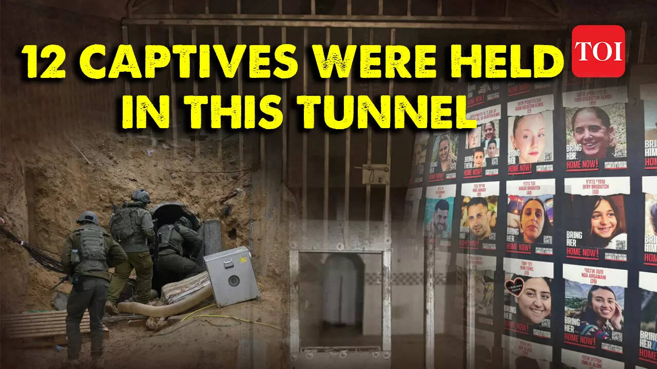Watch! Inside Hamas' dark depths Terrifying hostage chambers in Gaza(04)