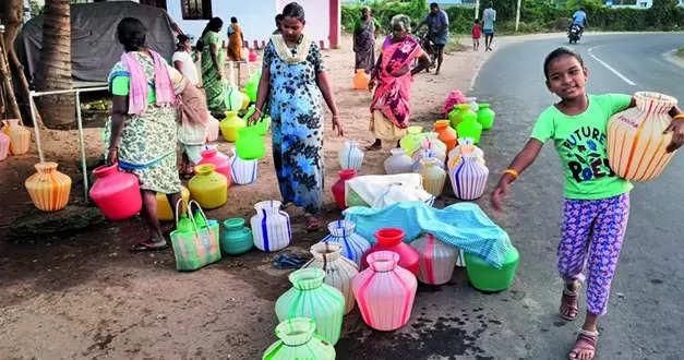 Water Shortage Grips Several Parts of Coimbatore City | Coimbatore News – Times of India