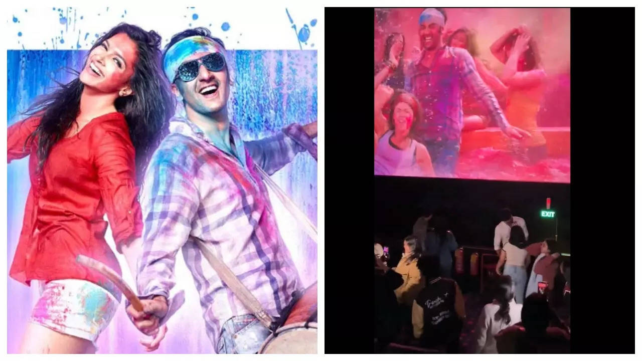 Ranbir Kapoor and Deepika Padukone fans dance to ‘Balam Pichkari’ at ‘Yeh Jawaani Hai Deewani’ screening in Delhi theatre | – Times of India