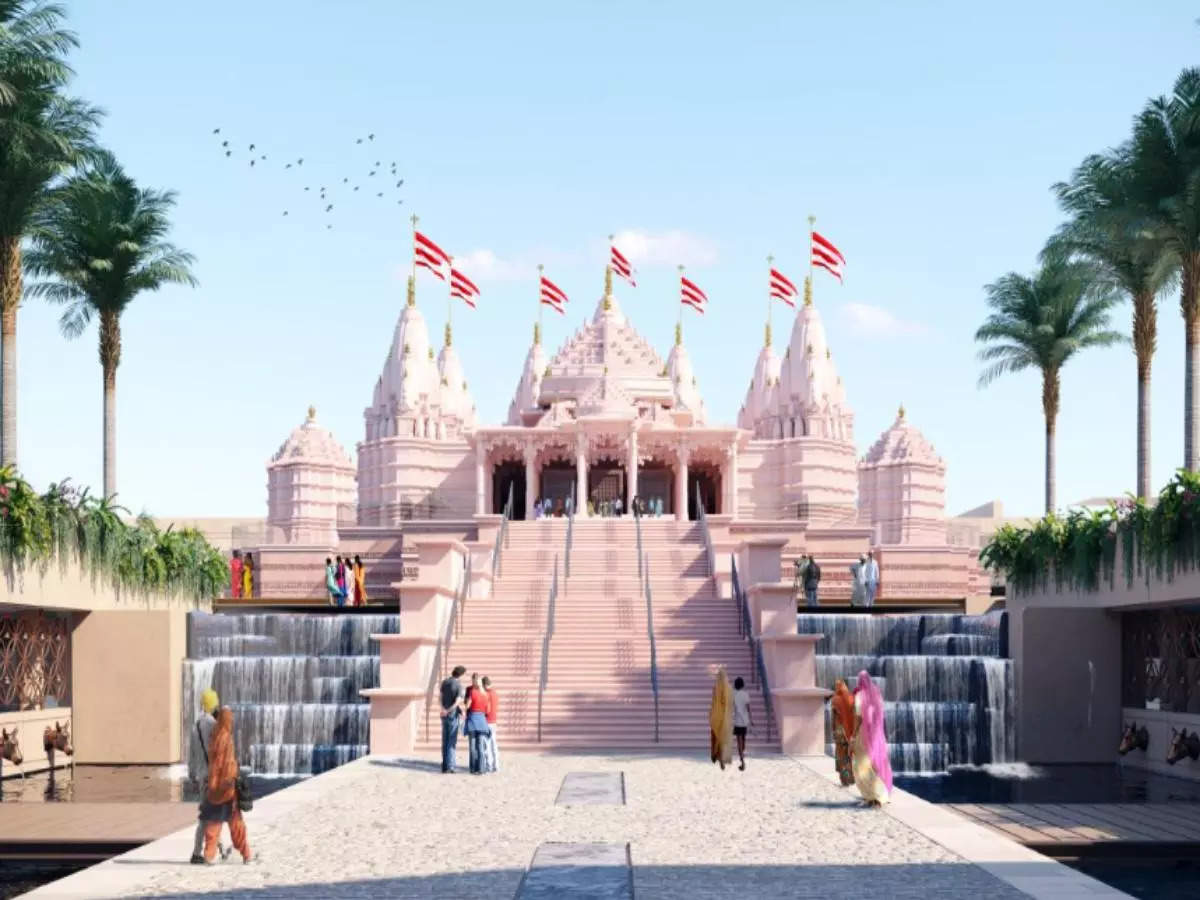 In pictures: Abu Dhabi’s first Hindu temple to be inaugurated by PM Modi on Feb 14