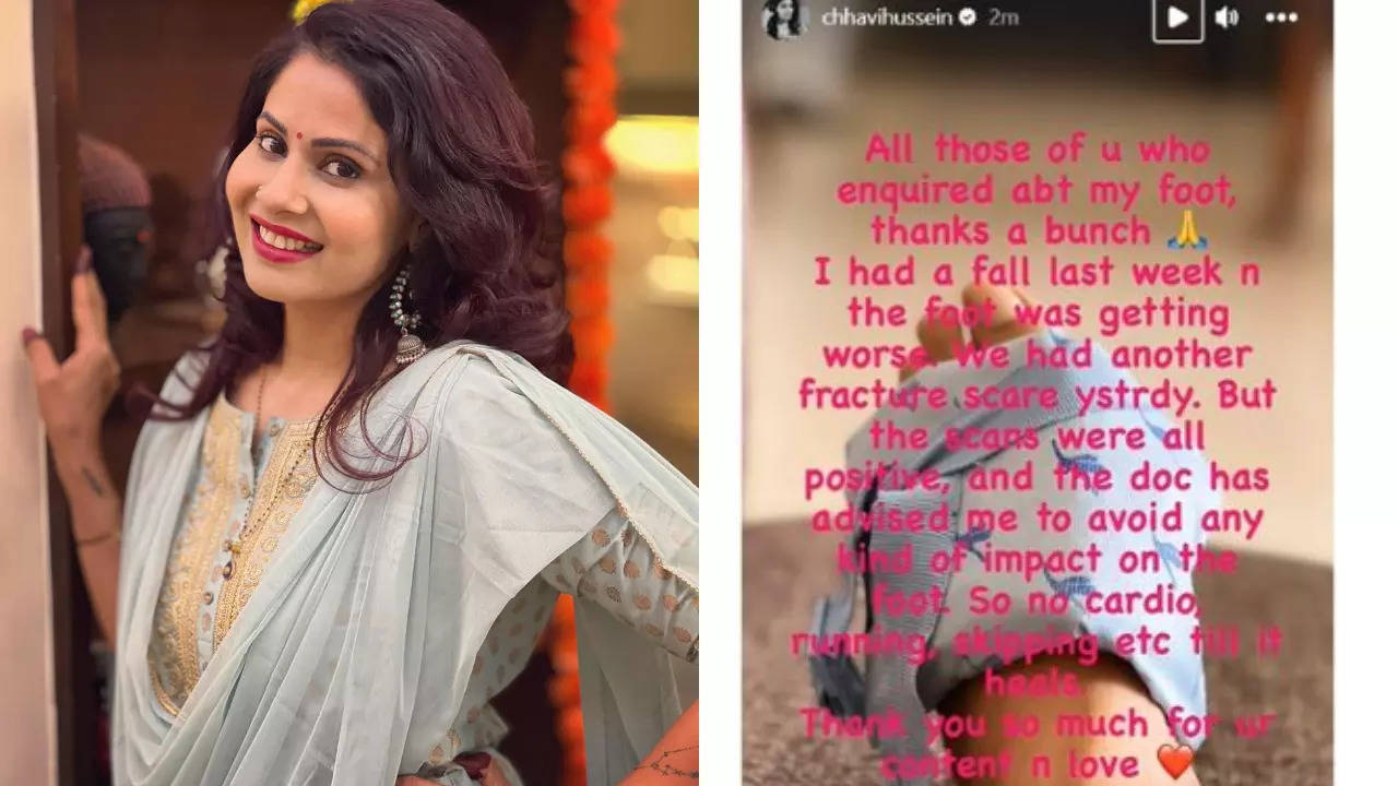 Chhavi Mittal shares her foot injury update with fans, says, 