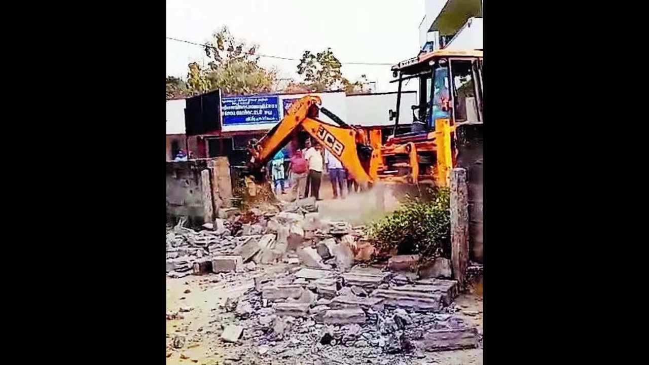 Revenue dept demolishes part of ‘untouchability wall’ at Sevur village | Coimbatore News – Times of India