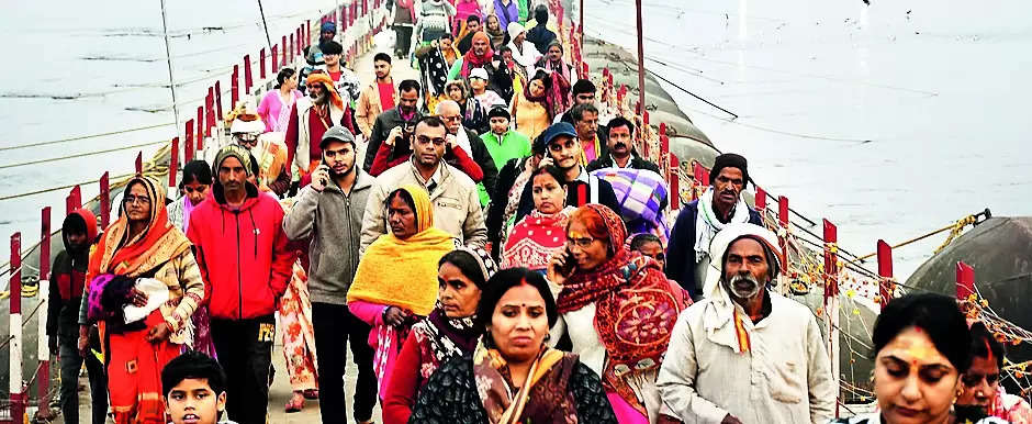 Basant Panchami snan today – Focus on high density spots on Magh Mela campus | Allahabad News – Times of India