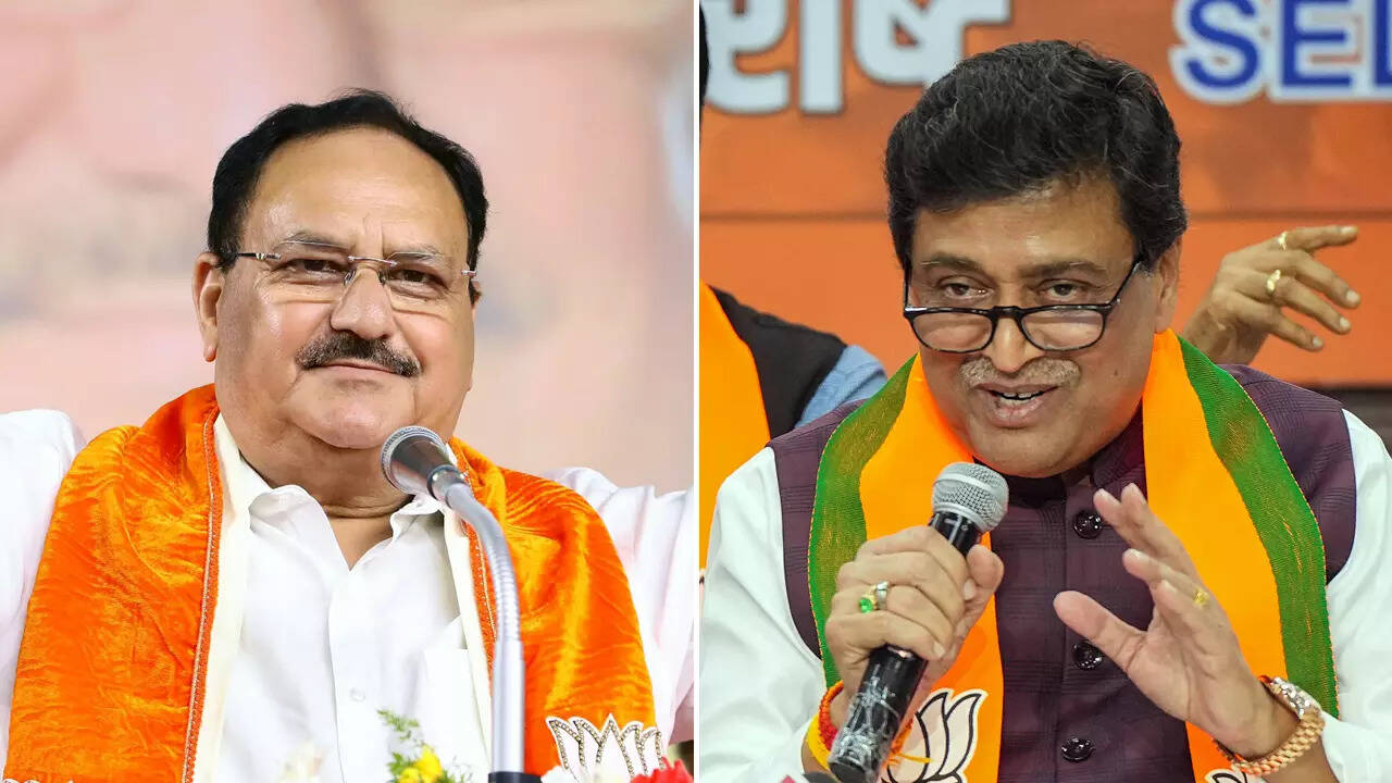 RS polls: BJP fields Nadda from Gujarat, Chavan from Maha