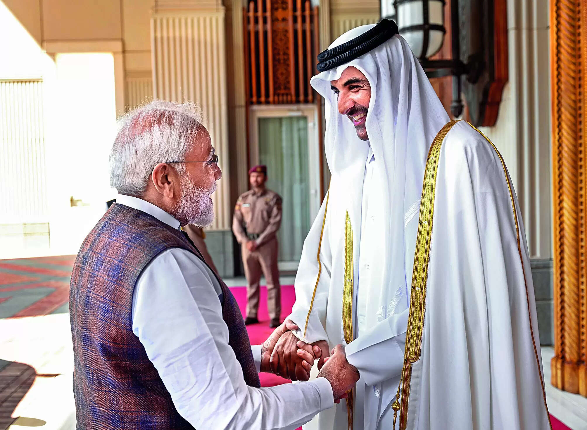In Qatar, PM Modi thanks Emir for release of 8 Navy veterans