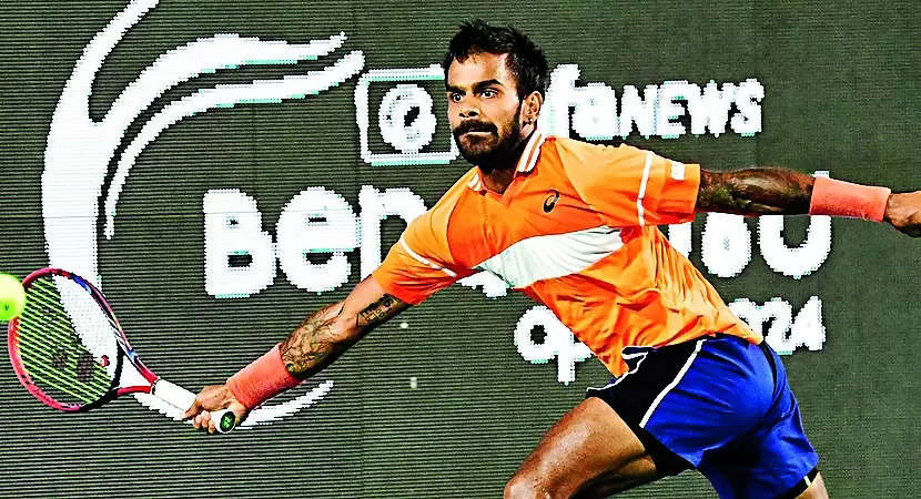 Sumit Nagal storms into quarterfinals of Bengaluru Open Challenger tennis tournament | Bengaluru News – Times of India