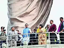 CM inspects 150ft Lachit statue in Jorhat – Latest News | Guwahati News – Times of India