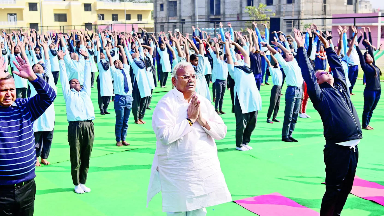 Surya Namaskar made mandatory for 10 mins daily in all Rajasthan schools | Jaipur News – Times of India