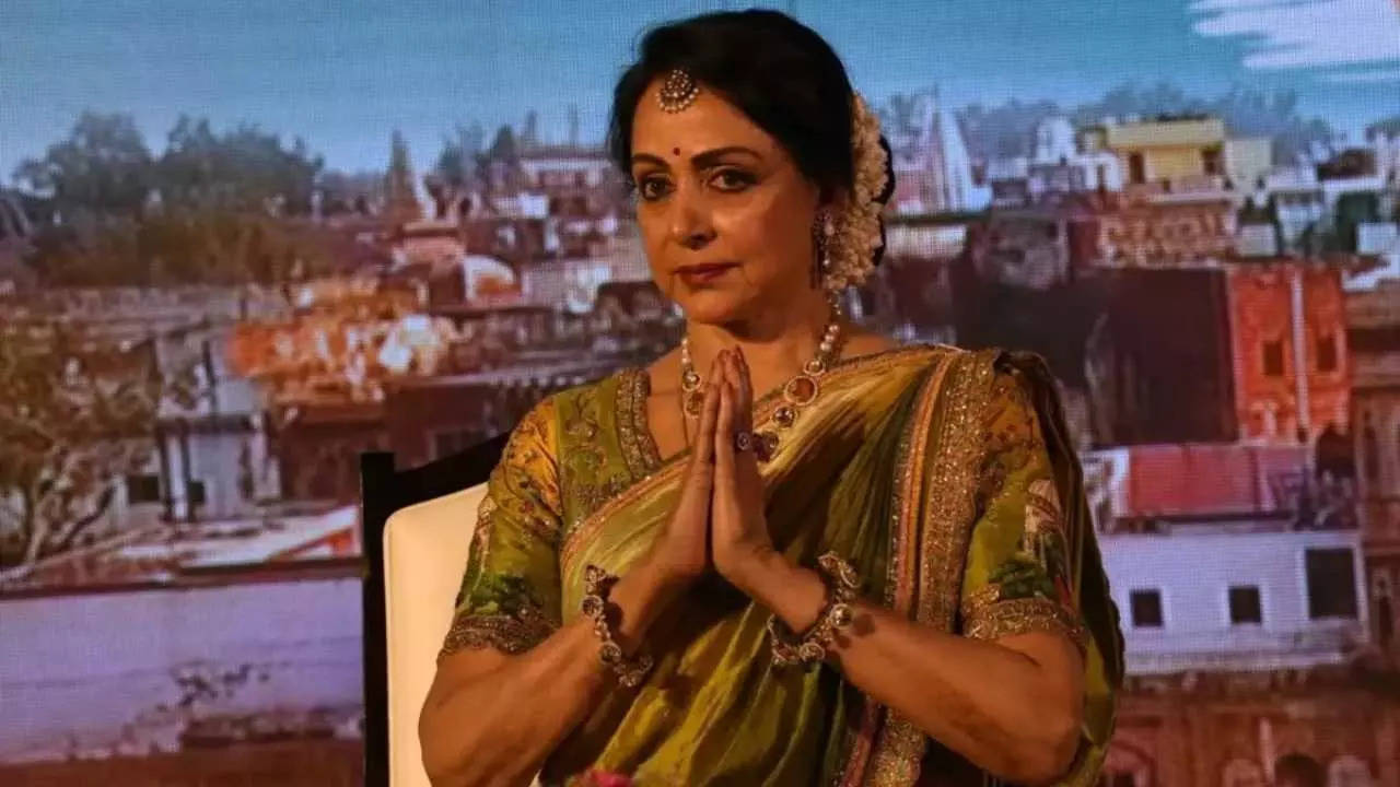 Hema Malini gives prayers at Ram Mandir in Ayodhya: ‘Due to the temple, so many individuals are getting employment’ |