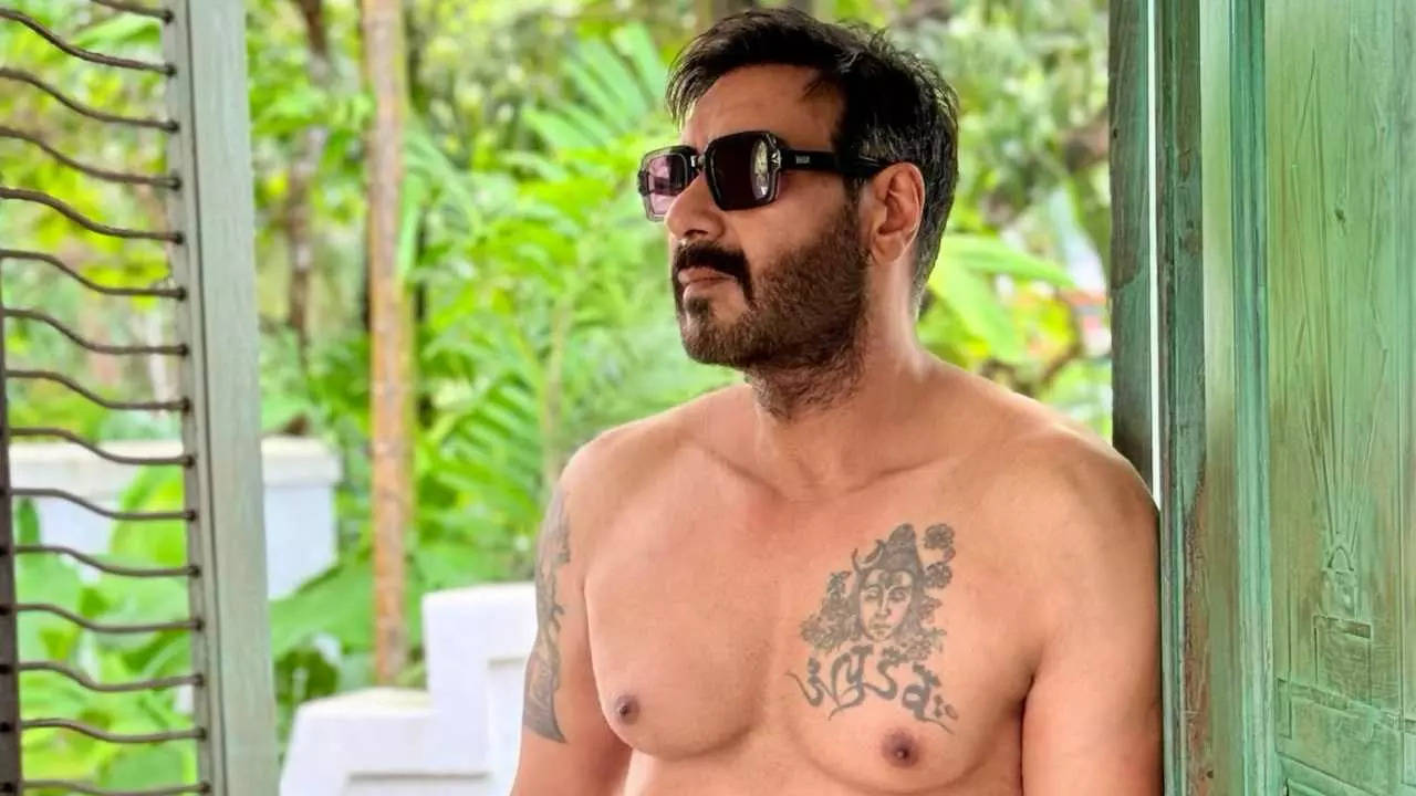 Ageing like a positive wine: Ajay Devgn, at 54, breaks the web along with his shirtless image flaunting his muscular physique |