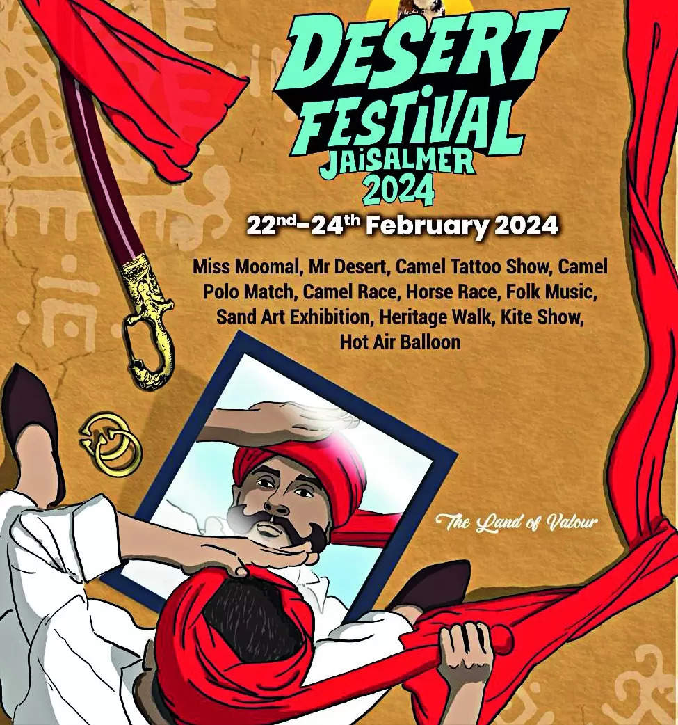 Preparations in full swing for five-day desert fest in Jaisalmer | Jaipur News – Times of India