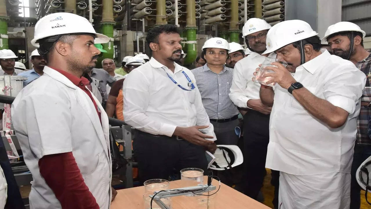 Chennai’s New Desalination Plant Inauguration on Feb 24 | Chennai News – Times of India