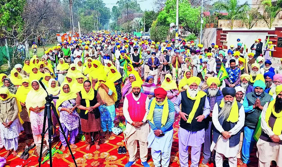 Farmer Dies of Heart Attack During Protest Near Capt’s House in Patiala | Chandigarh News – Times of India