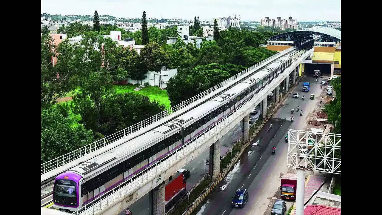 Bengaluru Metro train services disrupted on Purple Line due to technical snag | Bengaluru News – Times of India