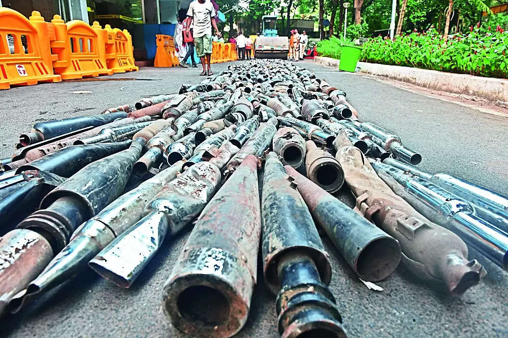 Over 2,000 Bikers Fined for Using Modified Silencers in Pune | Pune News – Times of India