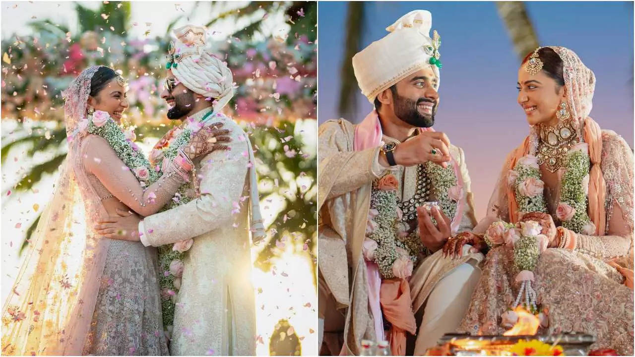Live Updates : Rakul Preet Singh and Jackky Bhagnani wedding: Married couples share their first photos. - The Hard News Daily
