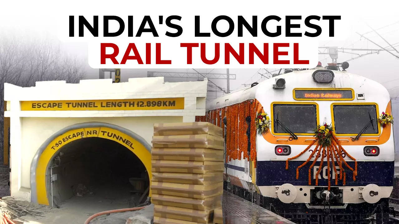 India’s longest transportation tunnel is now open on Indian Railways USBRL rail link in J&K – top facts
