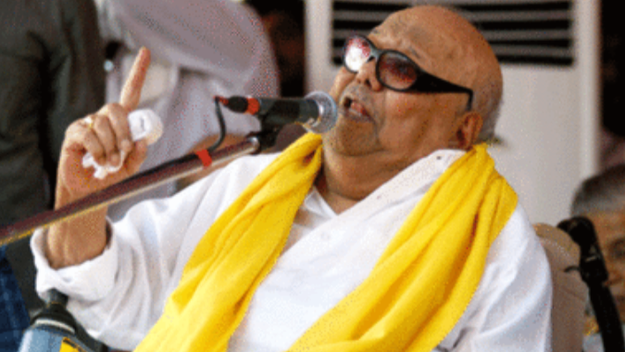 Karunanidhi Memorial on Chennai’s Marina Beach to be Opened on Feb 26 | Chennai News – Times of India