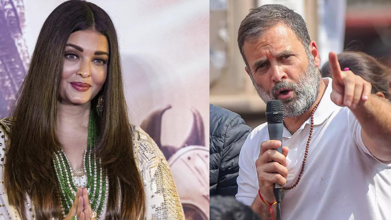 BJP attacks Rahul Gandhi for criticising Aishwarya Rai Bachchan | India News – Times of India