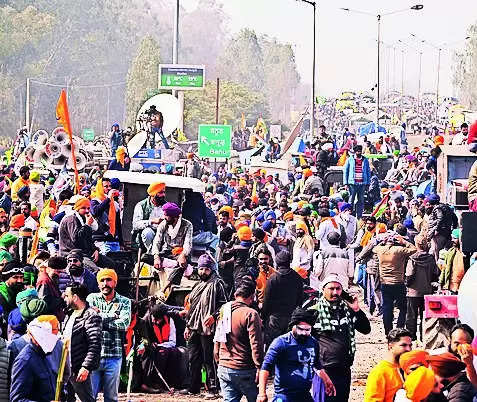 Anger simmers at Khanauri and Shambhu borders | Chandigarh News – Times of India