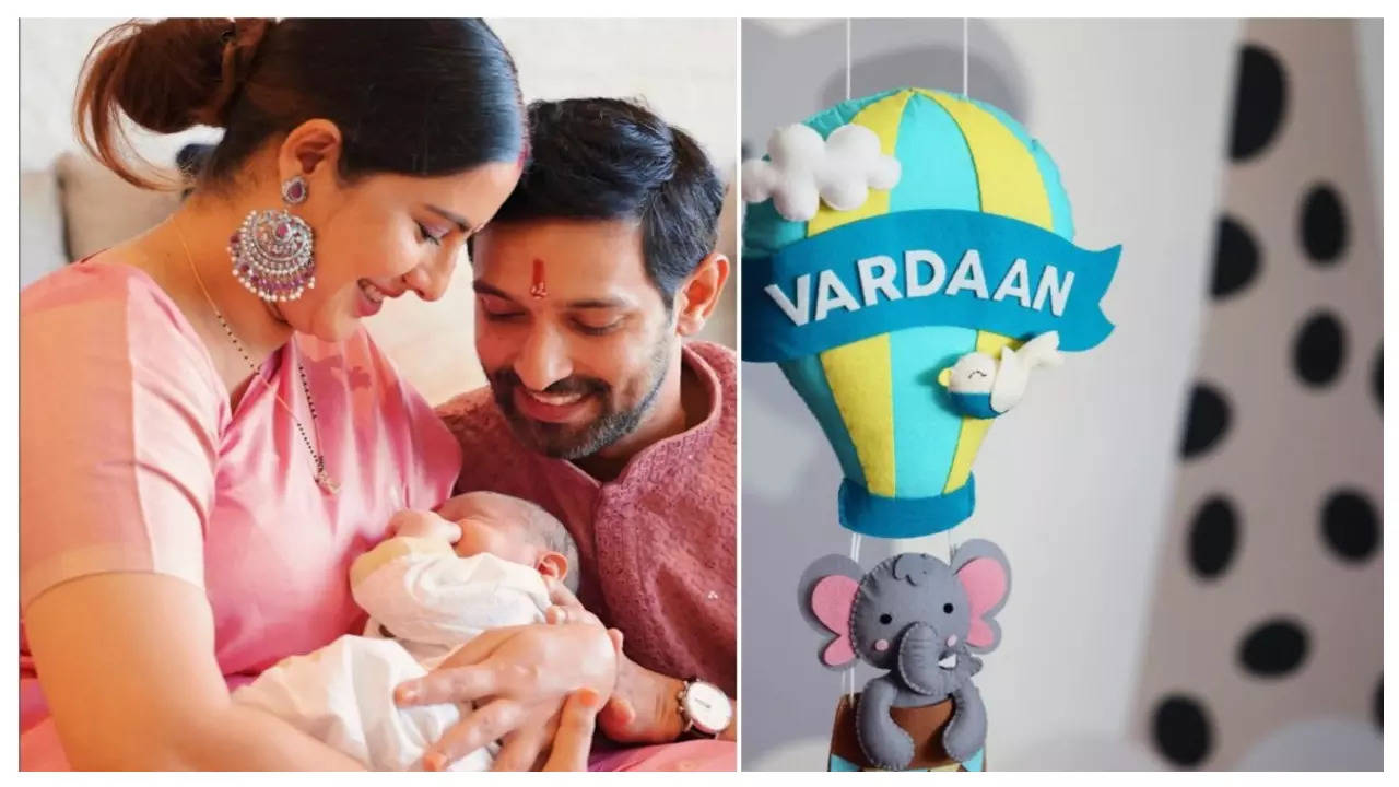 Vikrant Massey shares FIRST photo of his son; says they have named him ‘Vardaan’ – See photos | – Times of India