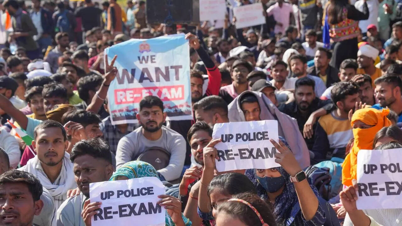 Paper leak: UP govt cancels police constable recruitment exam, orders re-examination