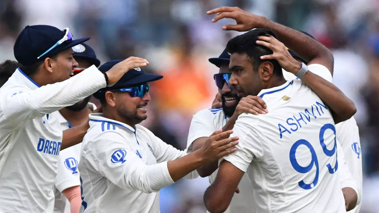Watch: Ashwin takes 2 wickets in 2 balls to break Kumble's record