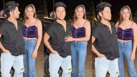 Soon-to-be married Surbhi Chandna and Karan Sharma step out for their last date before their wedding