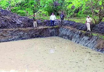 RFO constructs ponds to mitigate water crisis for animals