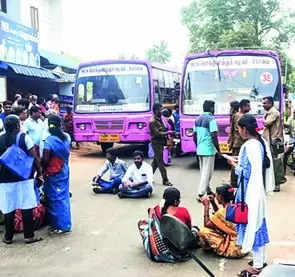 Thirumalayampalayam folk seize govt bus to protest lack of service