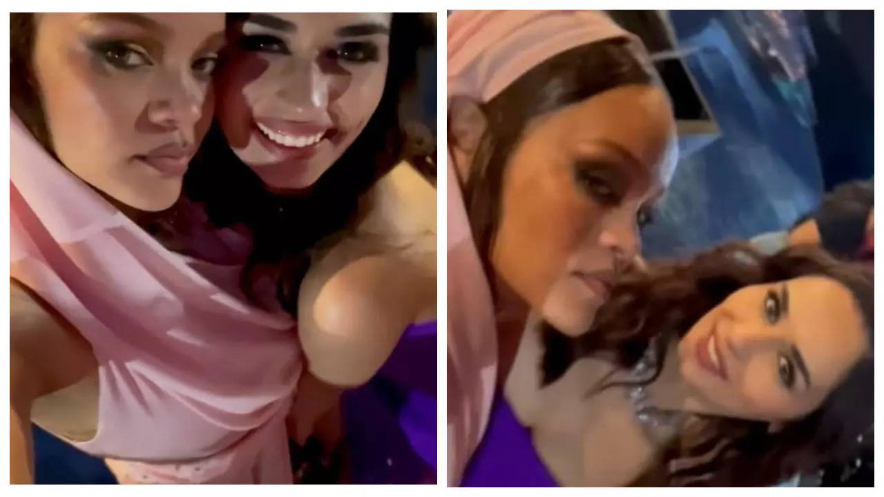 Manushi Chhillar shares a enjoyable video with Rihanna from Anant Ambani and Radhika Product owner’s pre-wedding gala; calls her ‘superior’ – WATCH |