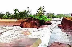 Artificial flood wreaks havoc in Deypur village