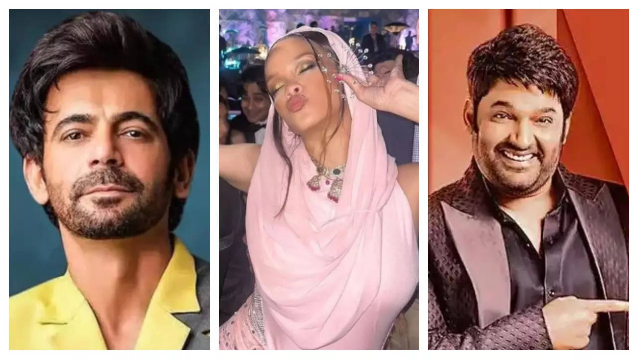 Sunil Grover shares a hilarious morphed photo of Kapil Sharma and him with International pop star Rihanna; read funny fan reactions