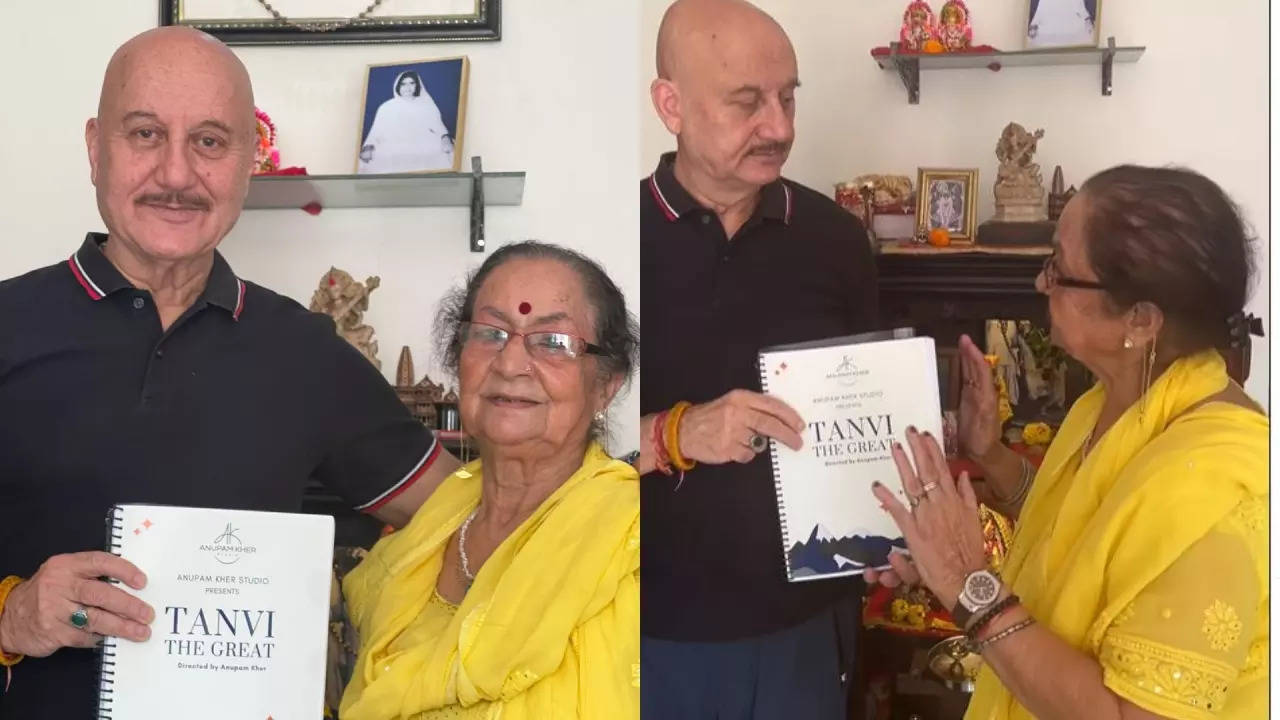 Anupam Kher pronounces comeback to route on his birthday with a movie titled ‘Tanvi The Nice’, seeks blessings from his mom – WATCH video | Hindi Film Information