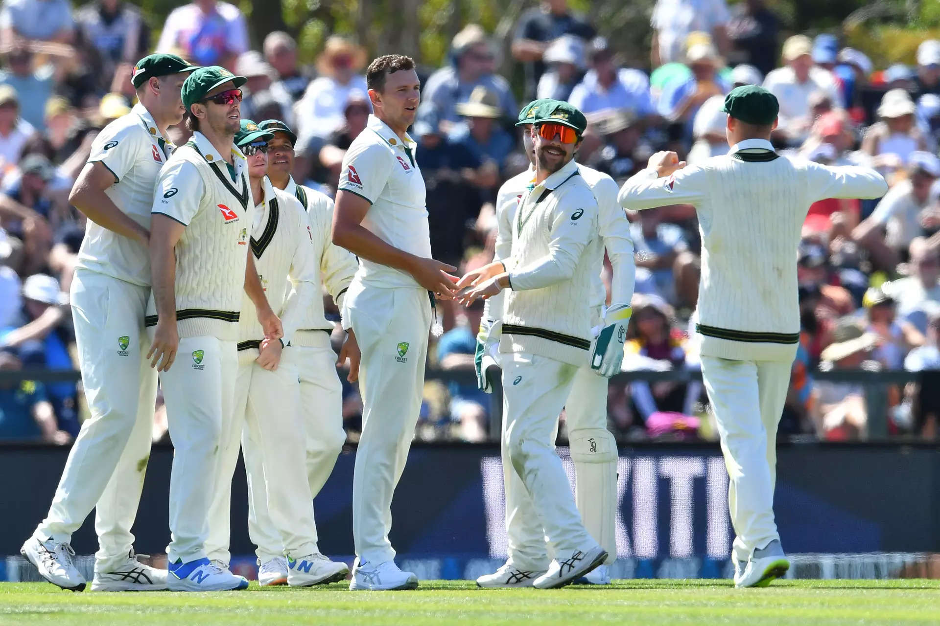 2nd Test: Hazlewood propels Australia on eventful opening day