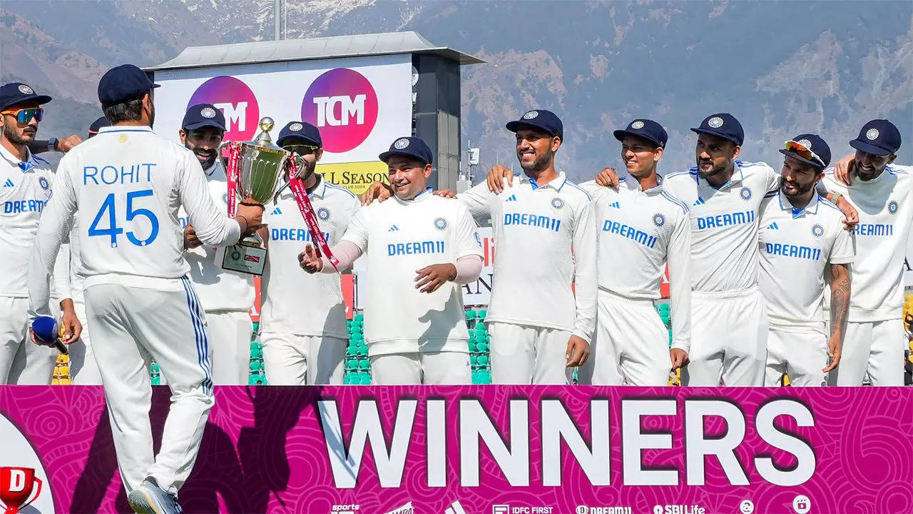 Watch: Rohit hails 'young' Team India in memorable series triumph