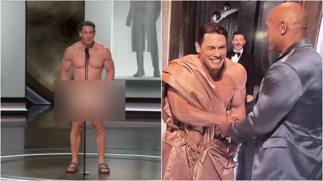 John Cena cracks up the web together with his viral bare second at Oscars 2024 |