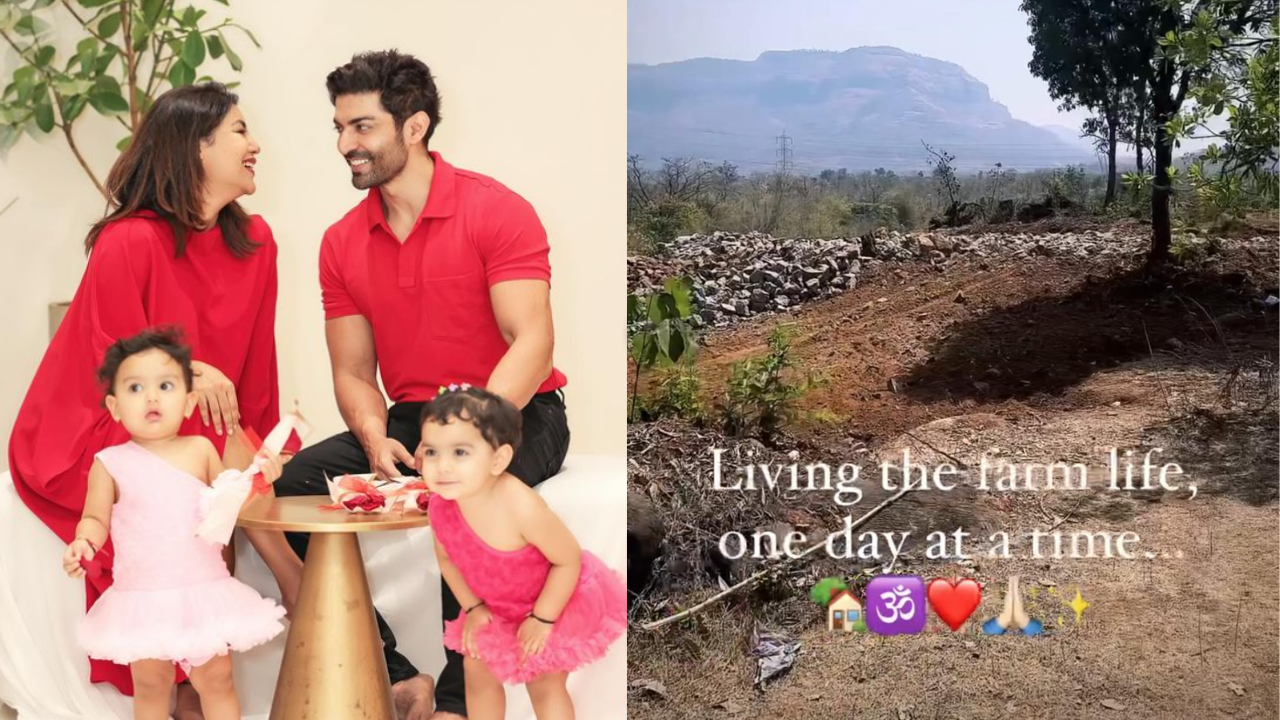 Debina Bonnerjee and Gurmeet Choudhary buy a plot for a farmhouse; former shares pictures from Bhoomi pujan