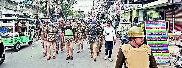 Security beefed up in sensitive ares of city