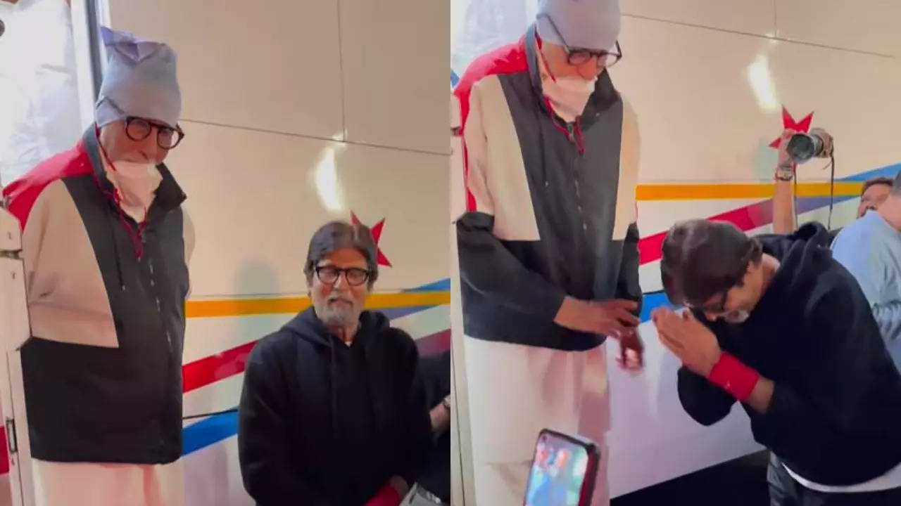 Amitabh Bachchan meets his look-alike and offers him blessings, video goes viral – WATCH | Hindi Film Information