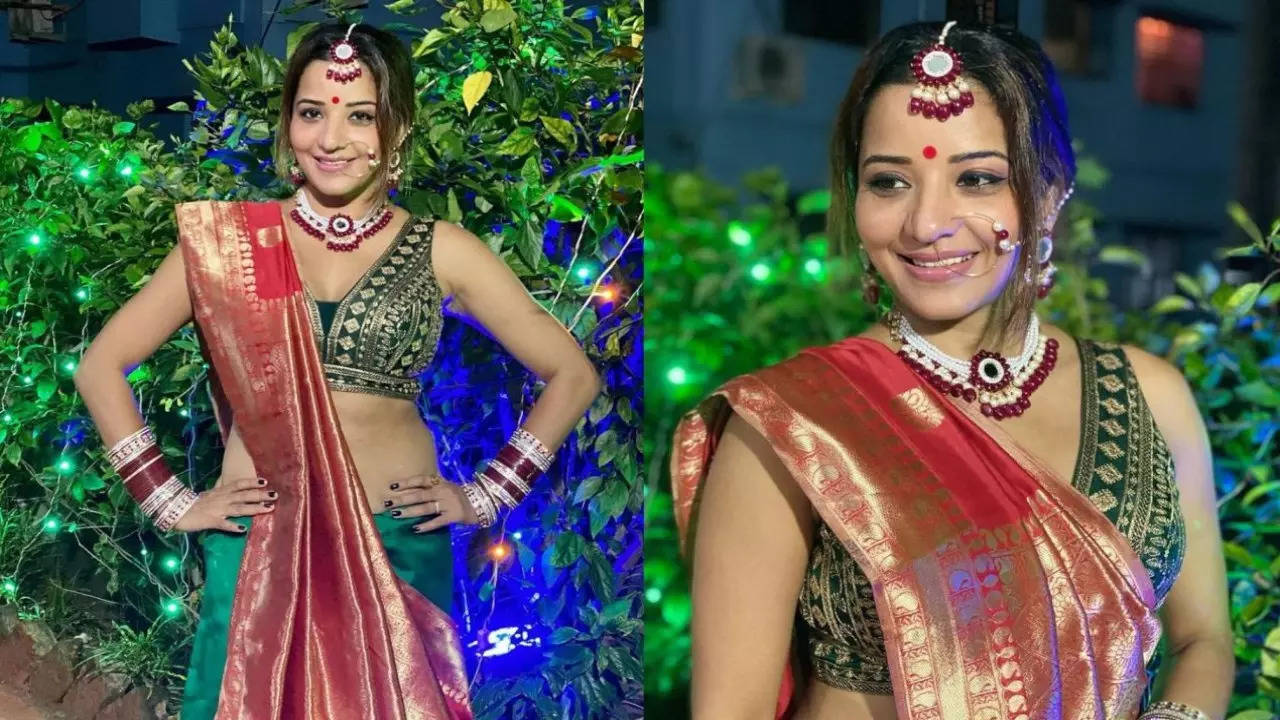 Bigg Boss 10’s Antara Biswas aka Monalisa amazes fans in a gorgeous red and green ethnic look
